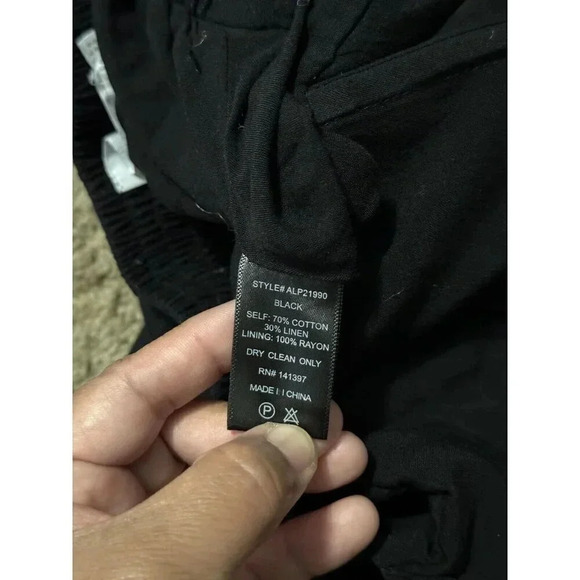 ASTR The Label Black Ruffle Tube Top Strapless Sexy Back Jumpsuit XS Party - Picture 9 of 12